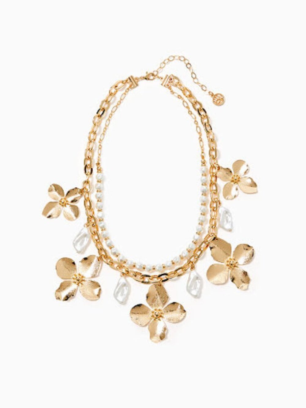 Lilly Pulitzer Women's Via Flora Pearl Gold-tone Necklace